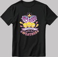 My Mood Changes Lisa Simpson Short Sleeve White-Black Men's / Women's T Shirt N216