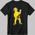 Funny Parody Simpsons Short Sleeve White-Black Men's / Women's T Shirt N224