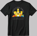 World's Best Dad The Simpsons Short Sleeve White-Black Men's / Women's T Shirt N169