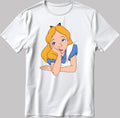 Beauty Blonde Princess Short Sleeve White-Black Men's / Women's T Shirt N173