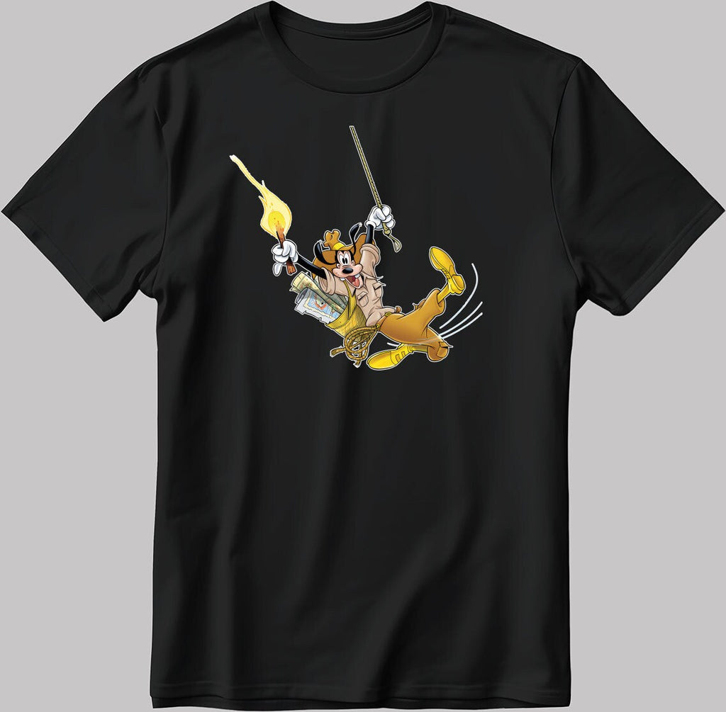 Goofy Cosplay Short Sleeve White-Black Men's / Women's T Shirt N547