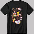Shove It Lisa Simpsons Short Sleeve White-Black Men's / Women's T Shirt N196