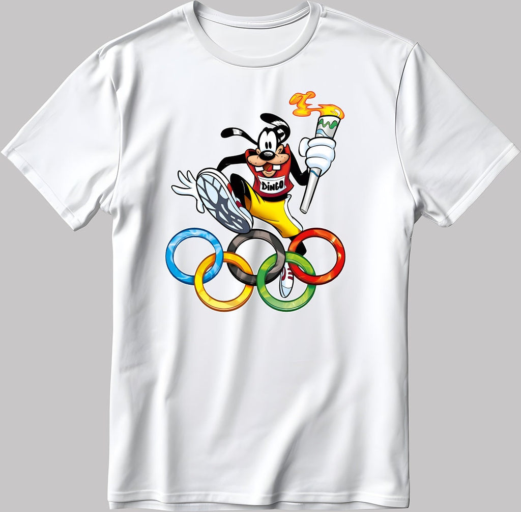 Goofy Funny Athlete Short Sleeve White-Black Men's / Women's T Shirt N543