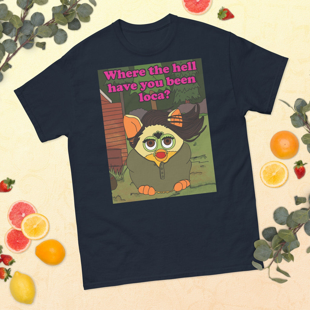 Twilight Furby T Shirt Where the Hell Have You Been Loca? Jacob Black