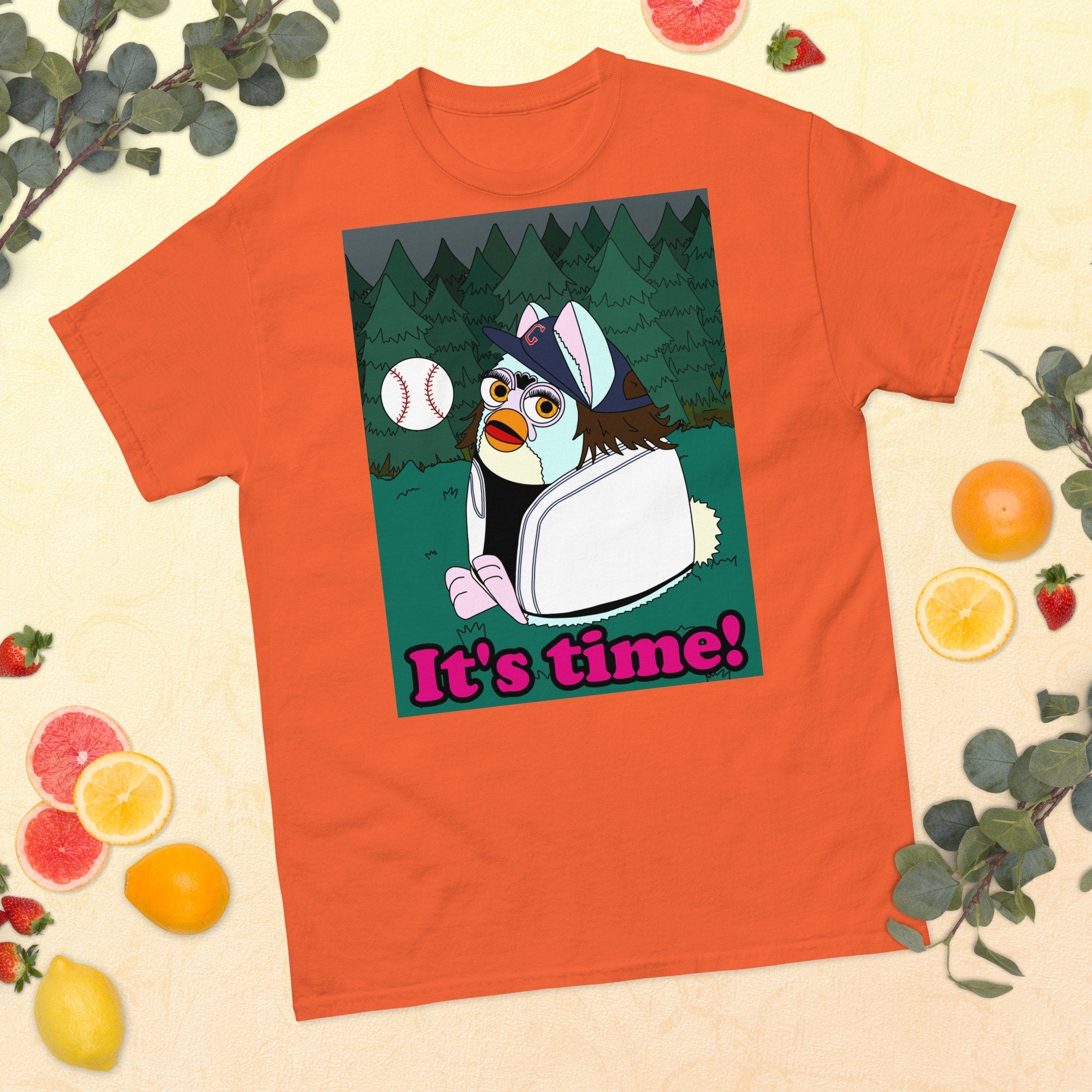 Twilight Furby T Shirt Alice Cullen Vampire Baseball It"s Time!'