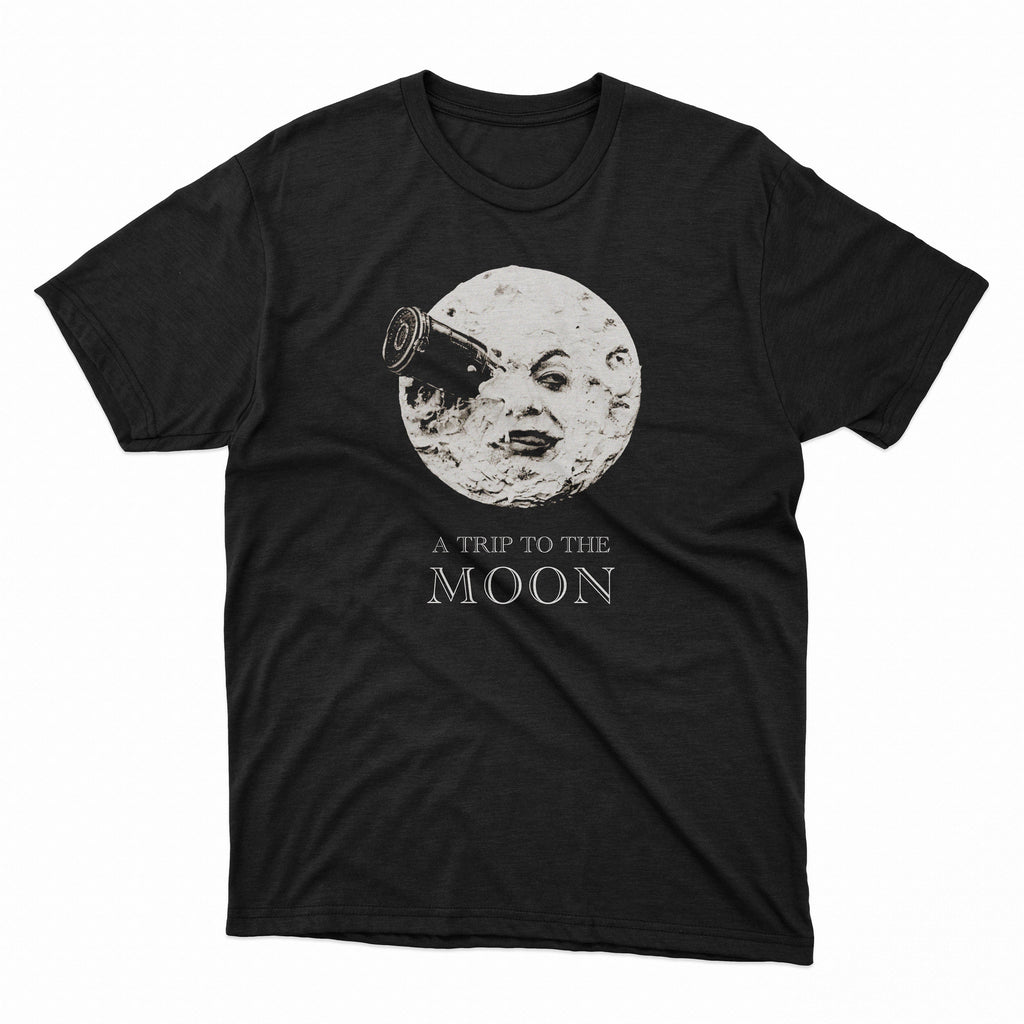A Trip To The Moon Shirt - Le Voyage Dans La Lune 1902 -  Movie T-Shirt In Alternative Gothic Style, Retro Shirt