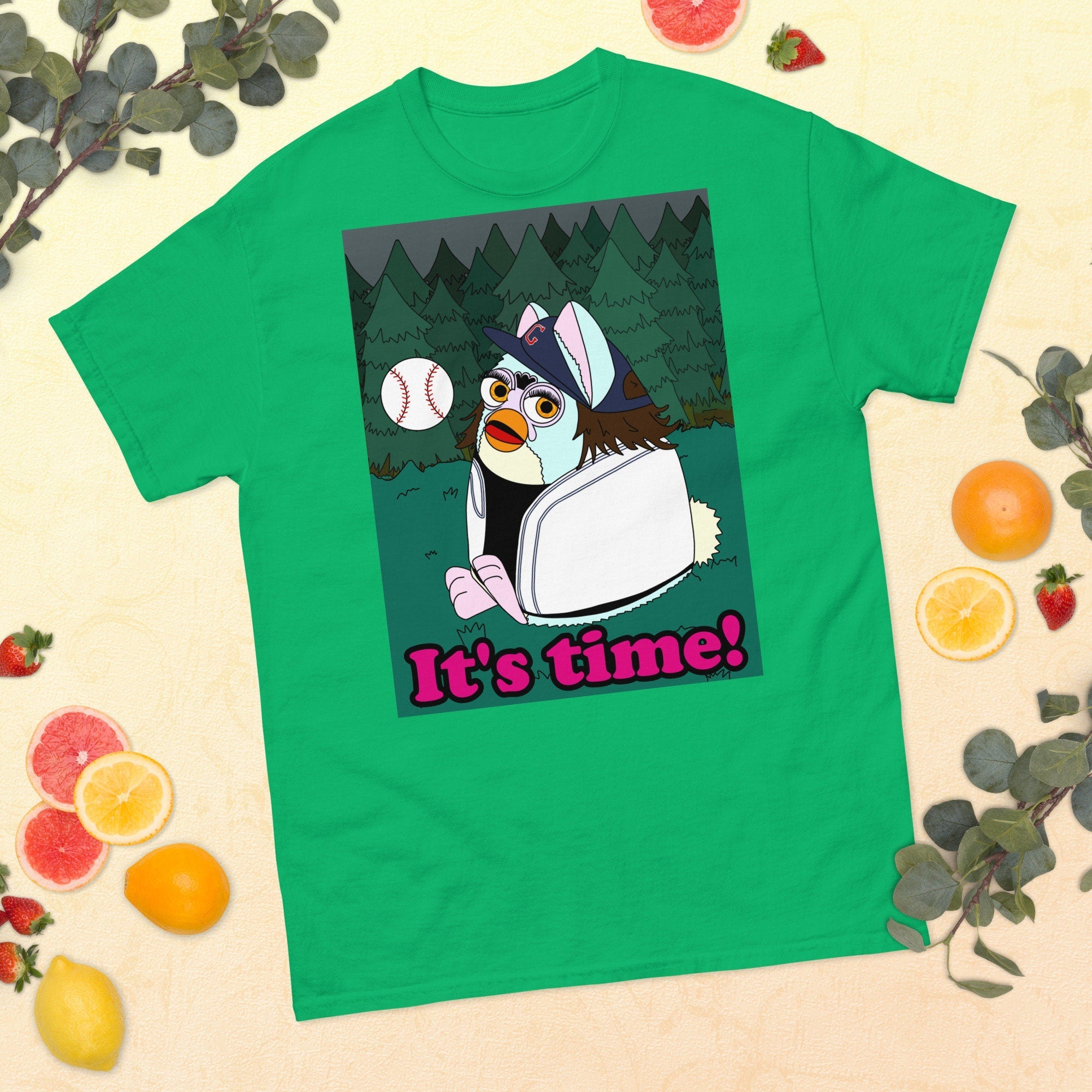 Twilight Furby T Shirt Alice Cullen Vampire Baseball It"s Time!'