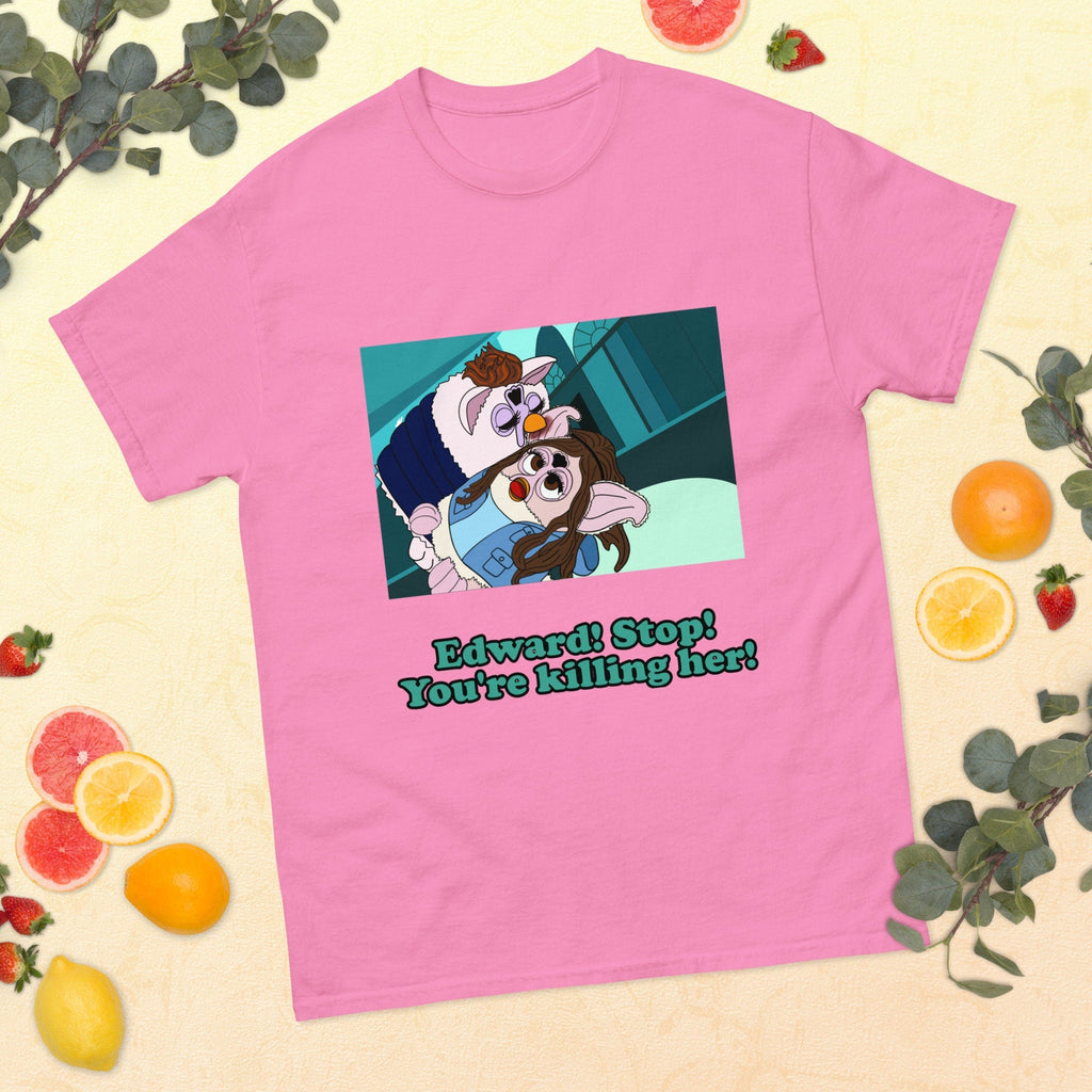 Twilight Furby T Shirt Edward sucks the venom out of Bella Swan in the ballet studio