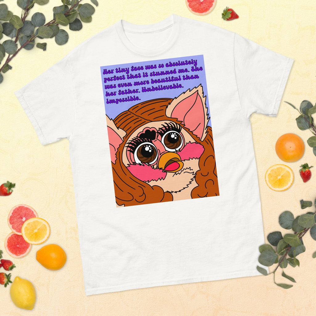 Twilight Baby Furby T Shirt Renesmee  Breaking Dawn Cullen Furby vampire