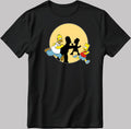The Simpsons Funny Poster Short Sleeve White-Black Men's / Women's T Shirt N586