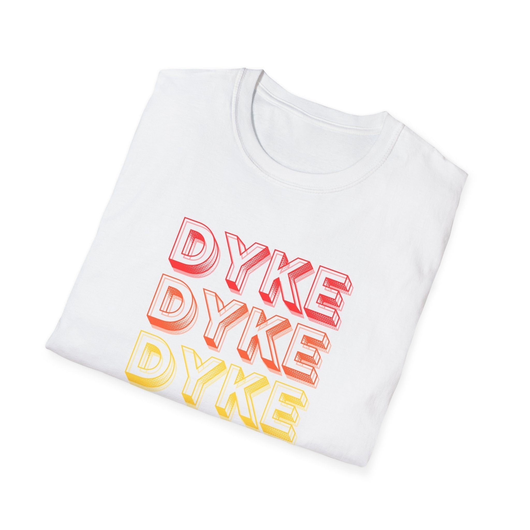 Dyke Pride Tshirt (3D font)