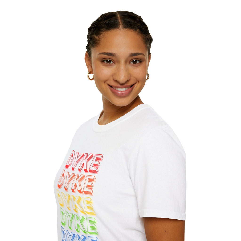 Dyke Pride Tshirt (3D font)