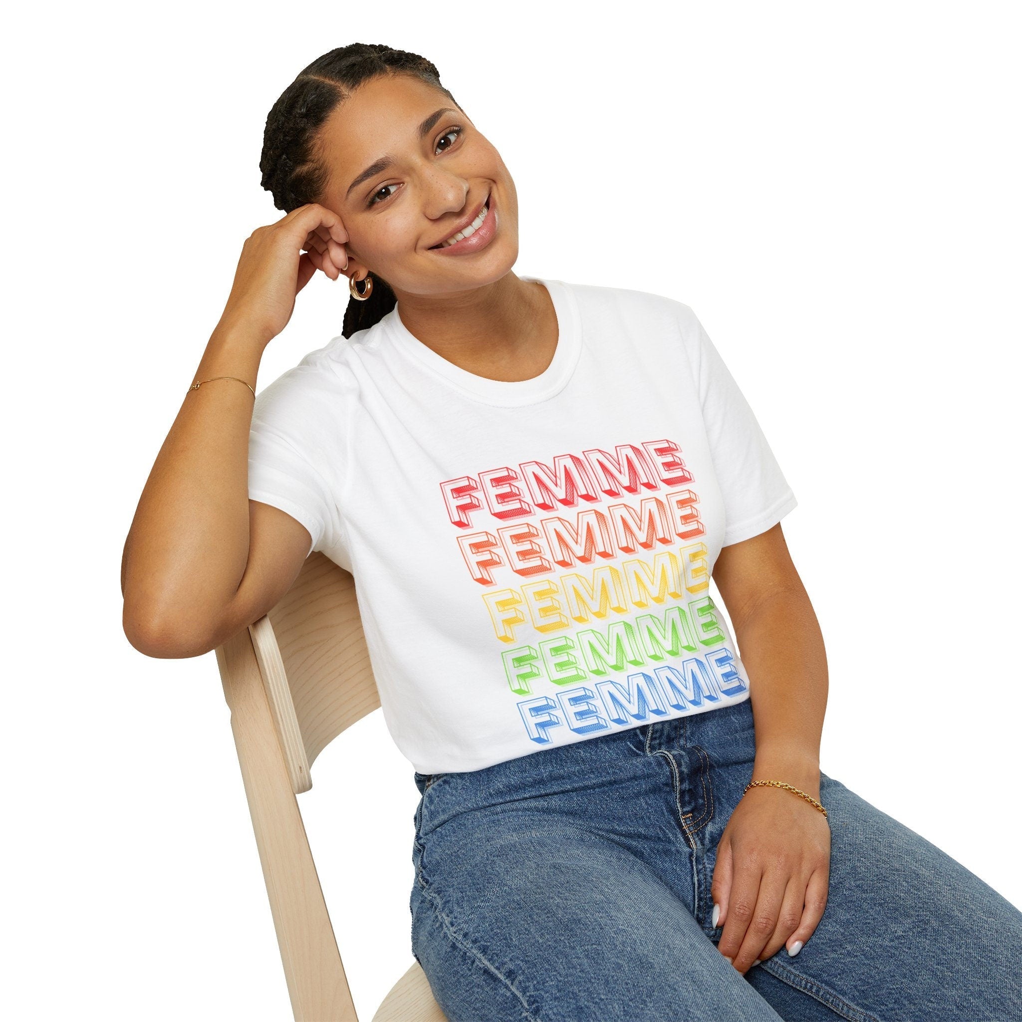 Femme Pride Tshirt (3D font)
