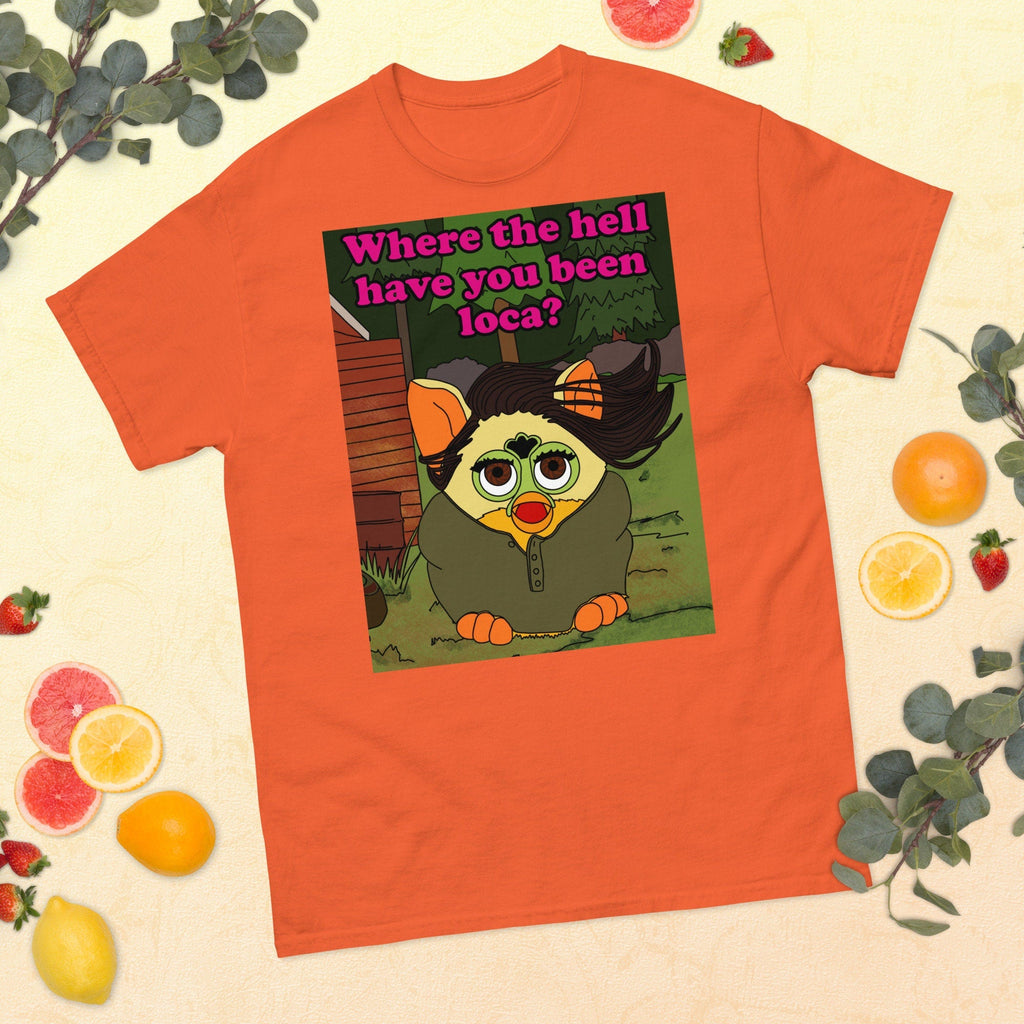 Twilight Furby T Shirt Where the Hell Have You Been Loca? Jacob Black