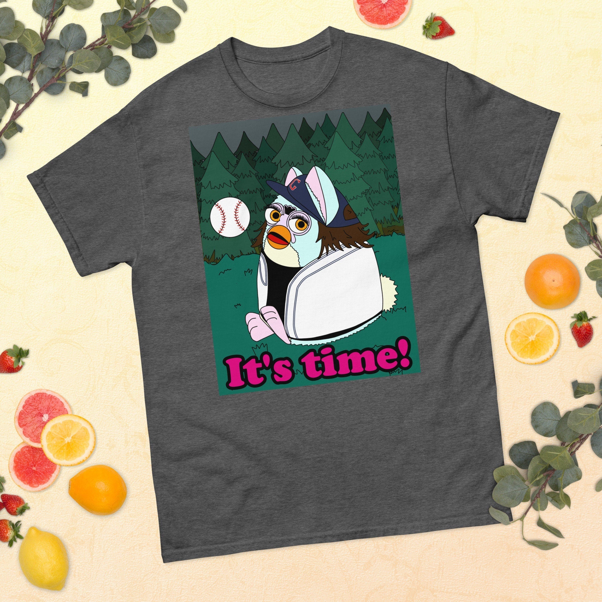 Twilight Furby T Shirt Alice Cullen Vampire Baseball It"s Time!'