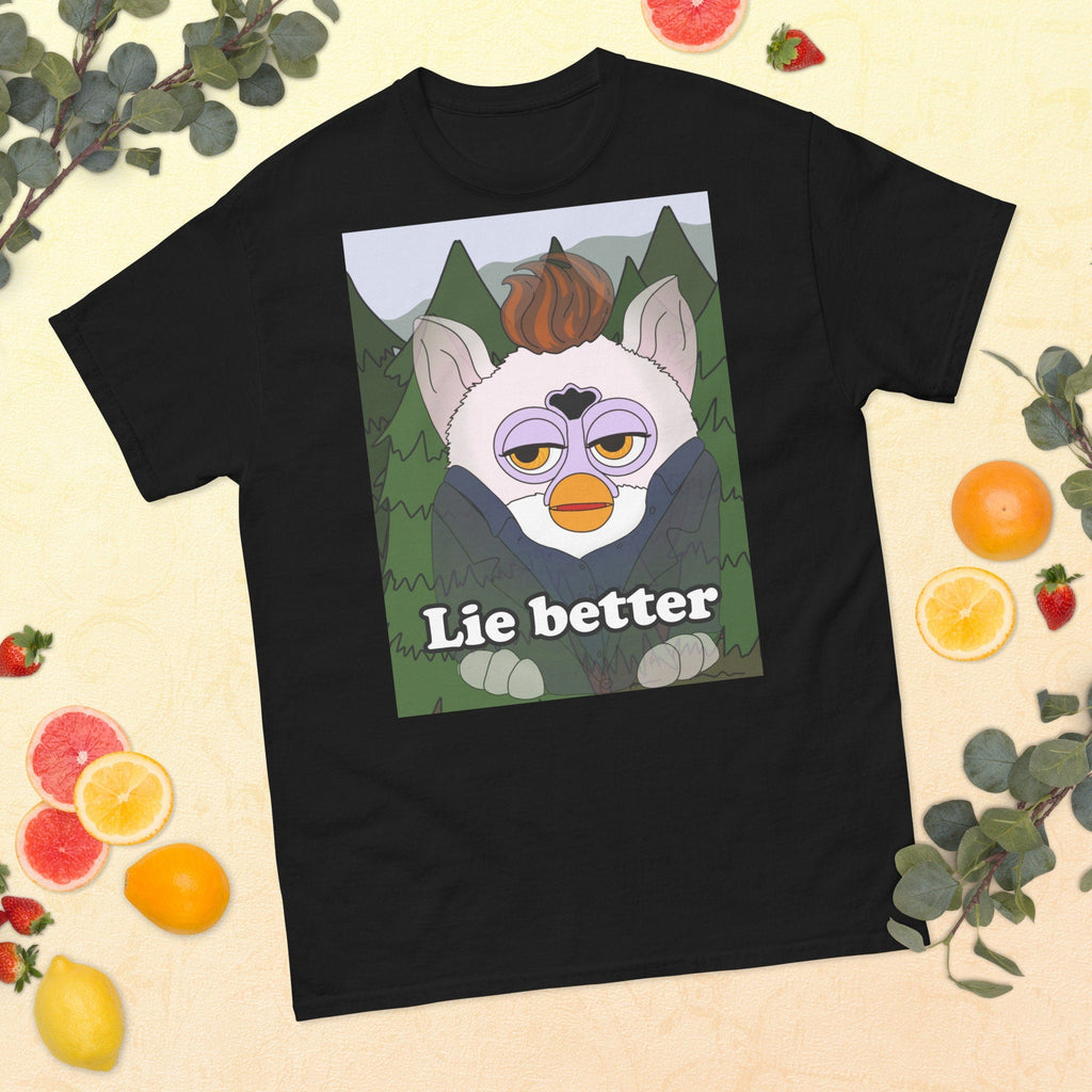 Twilight Furby T Shirt â€˜Lie Better!â€™ Edward Cullen New Moon