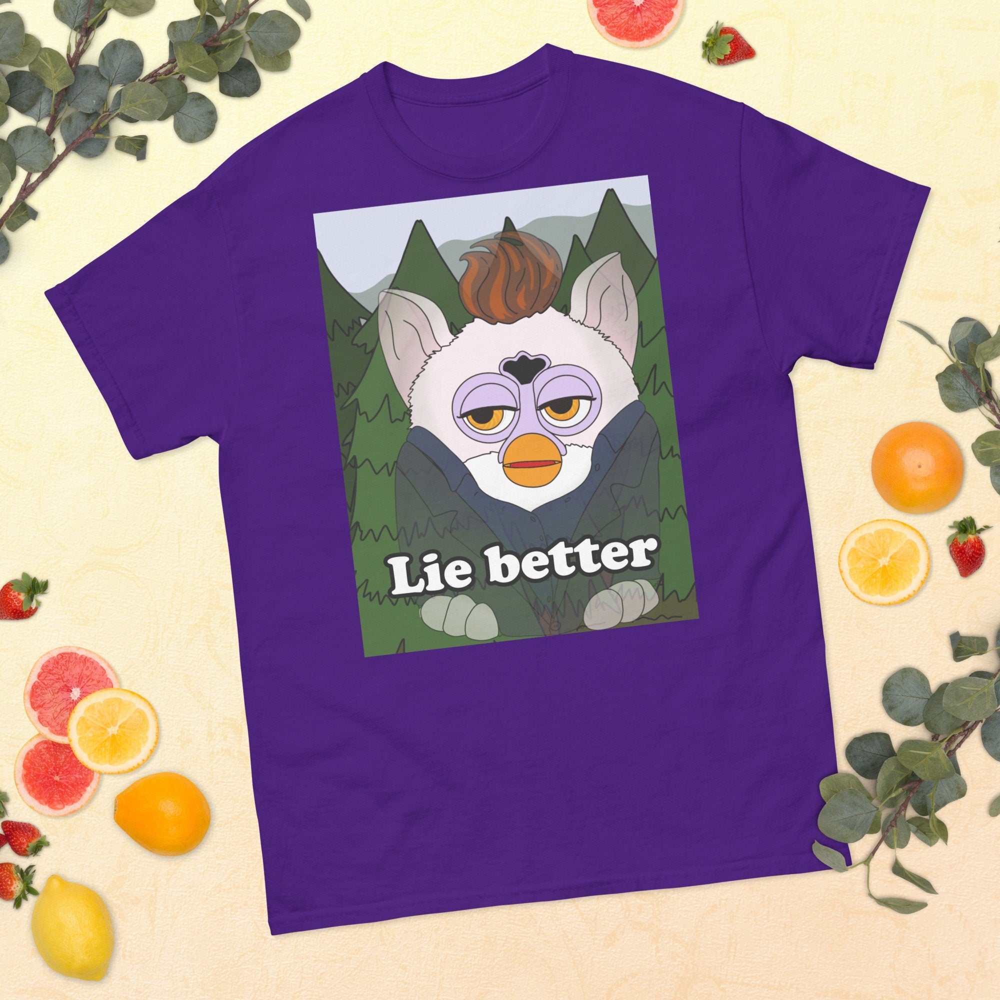 Twilight Furby T Shirt â€˜Lie Better!â€™ Edward Cullen New Moon