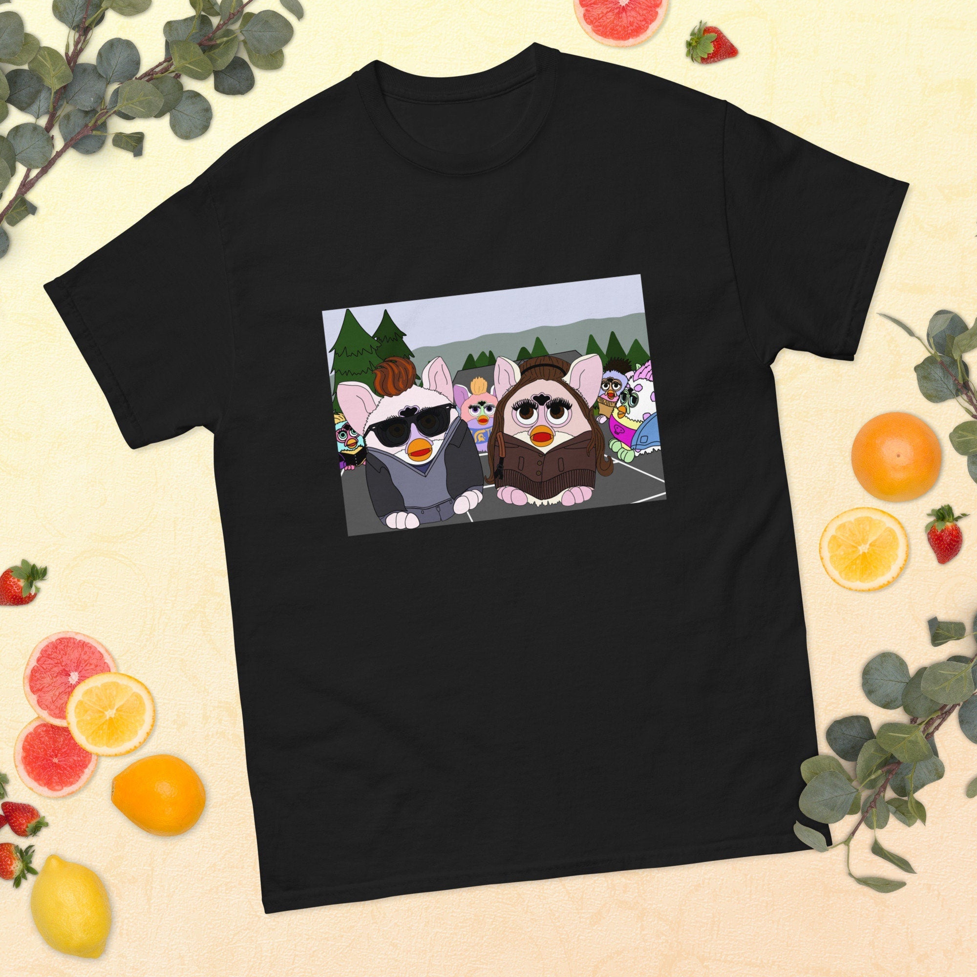 Twilight Furby T Shirt Sunglasses Edward Cullen & Bella Swan