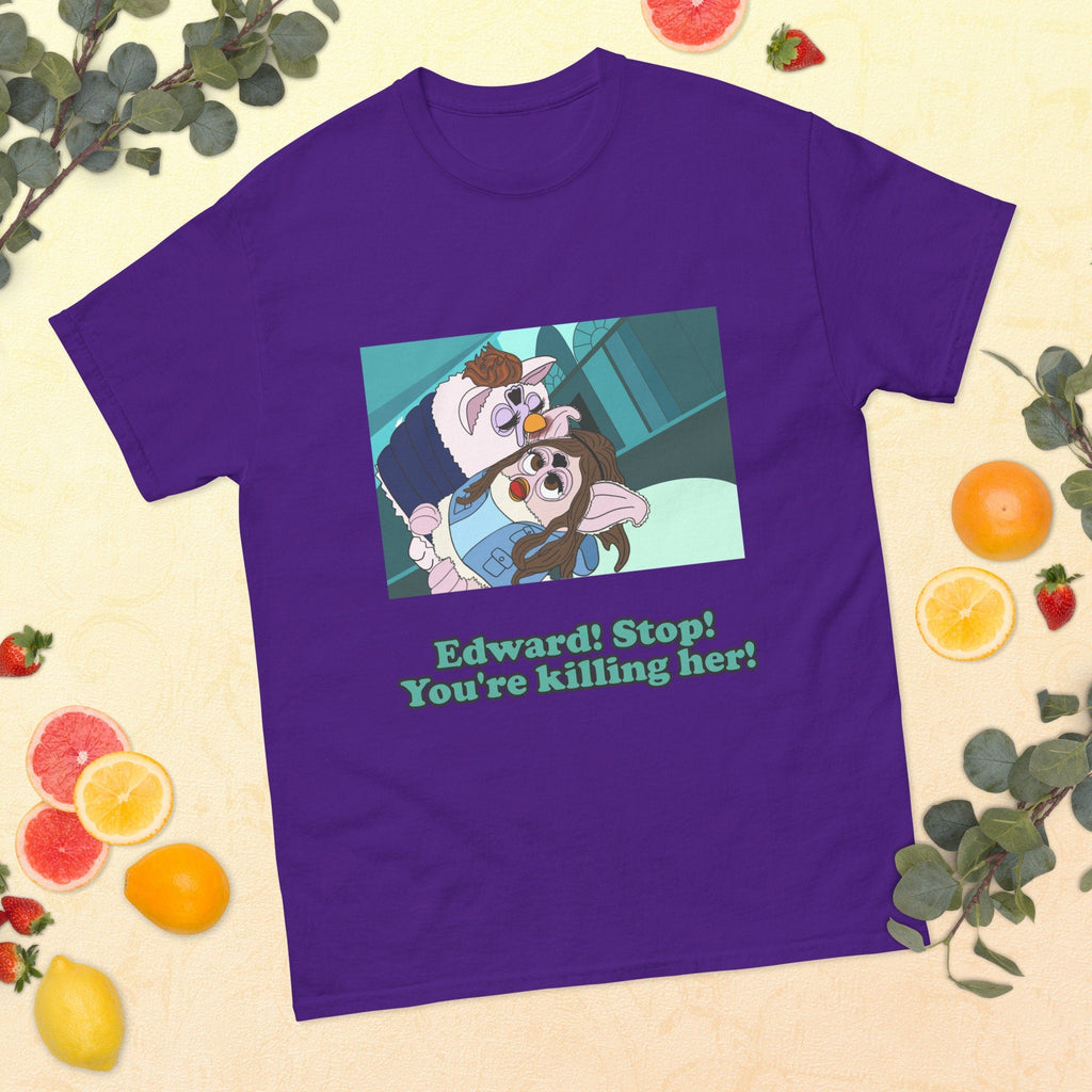 Twilight Furby T Shirt Edward sucks the venom out of Bella Swan in the ballet studio