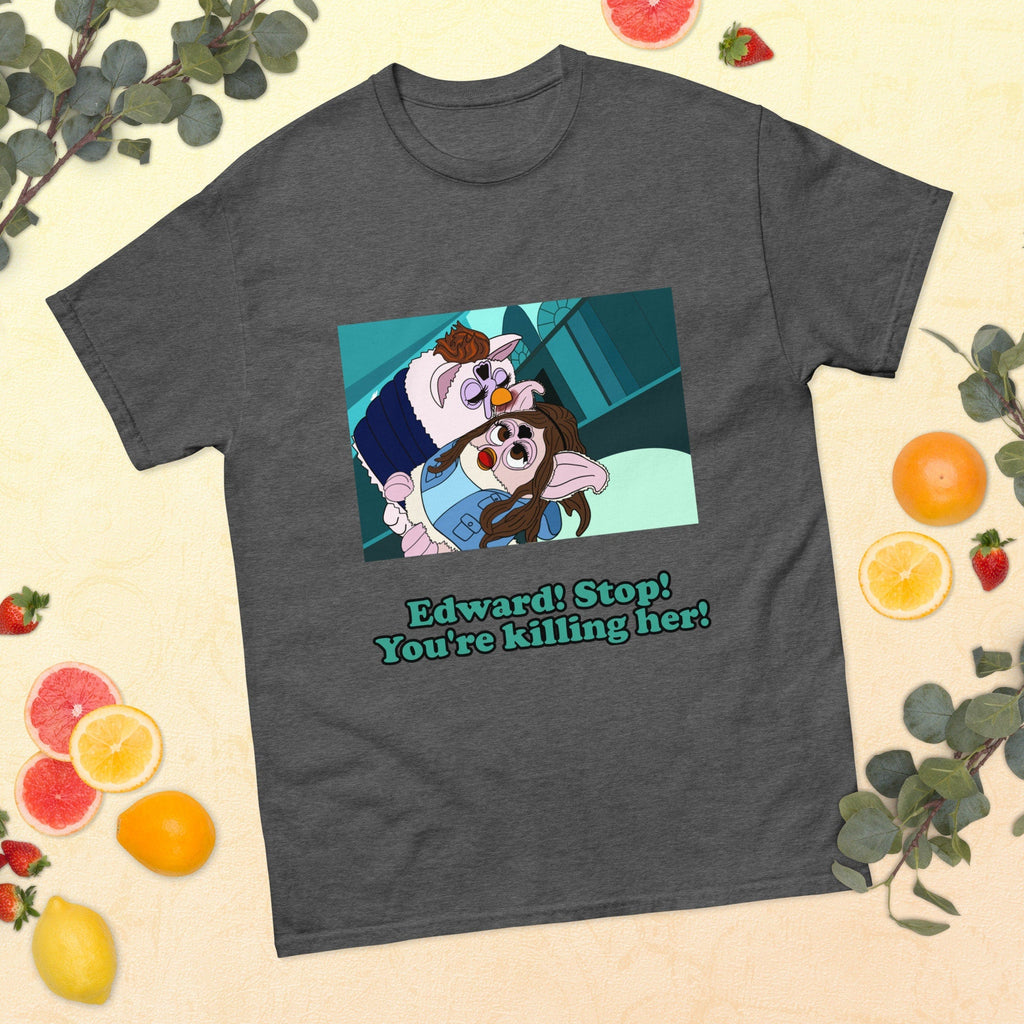 Twilight Furby T Shirt Edward sucks the venom out of Bella Swan in the ballet studio