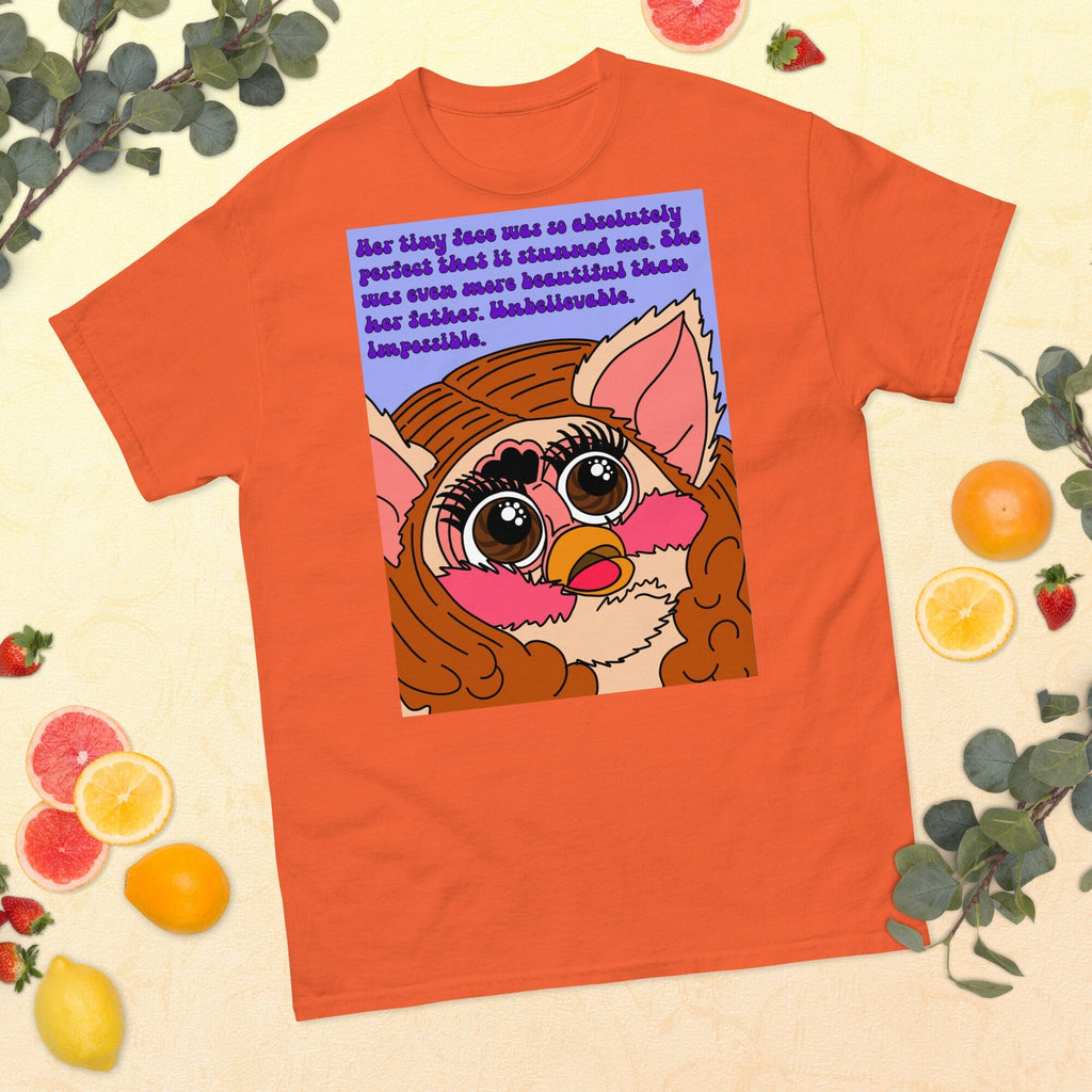 Twilight Baby Furby T Shirt Renesmee  Breaking Dawn Cullen Furby vampire
