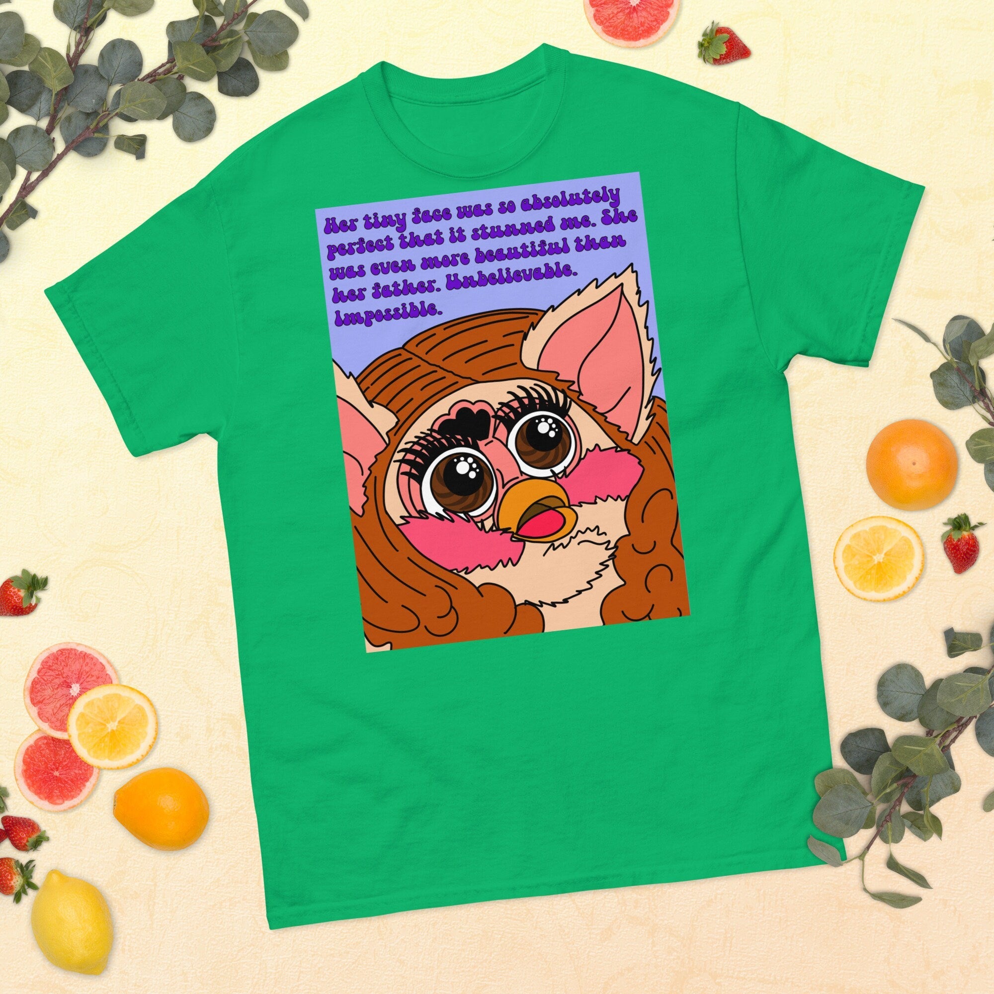 Twilight Baby Furby T Shirt Renesmee  Breaking Dawn Cullen Furby vampire