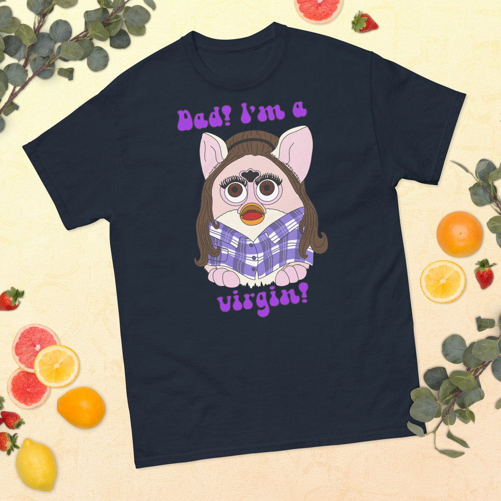 Furby Twilight T Shirt Eclipse Bella Swan â€œDad! Iâ€™m a virgin!â€