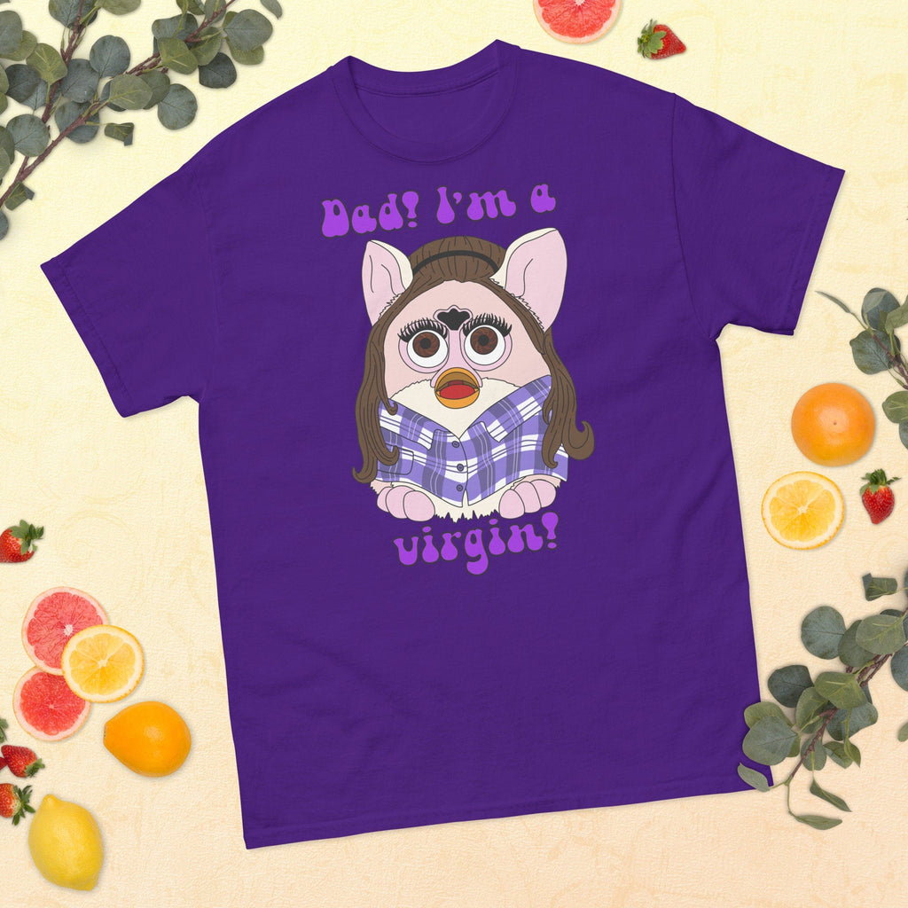 Furby Twilight T Shirt Eclipse Bella Swan â€œDad! Iâ€™m a virgin!â€