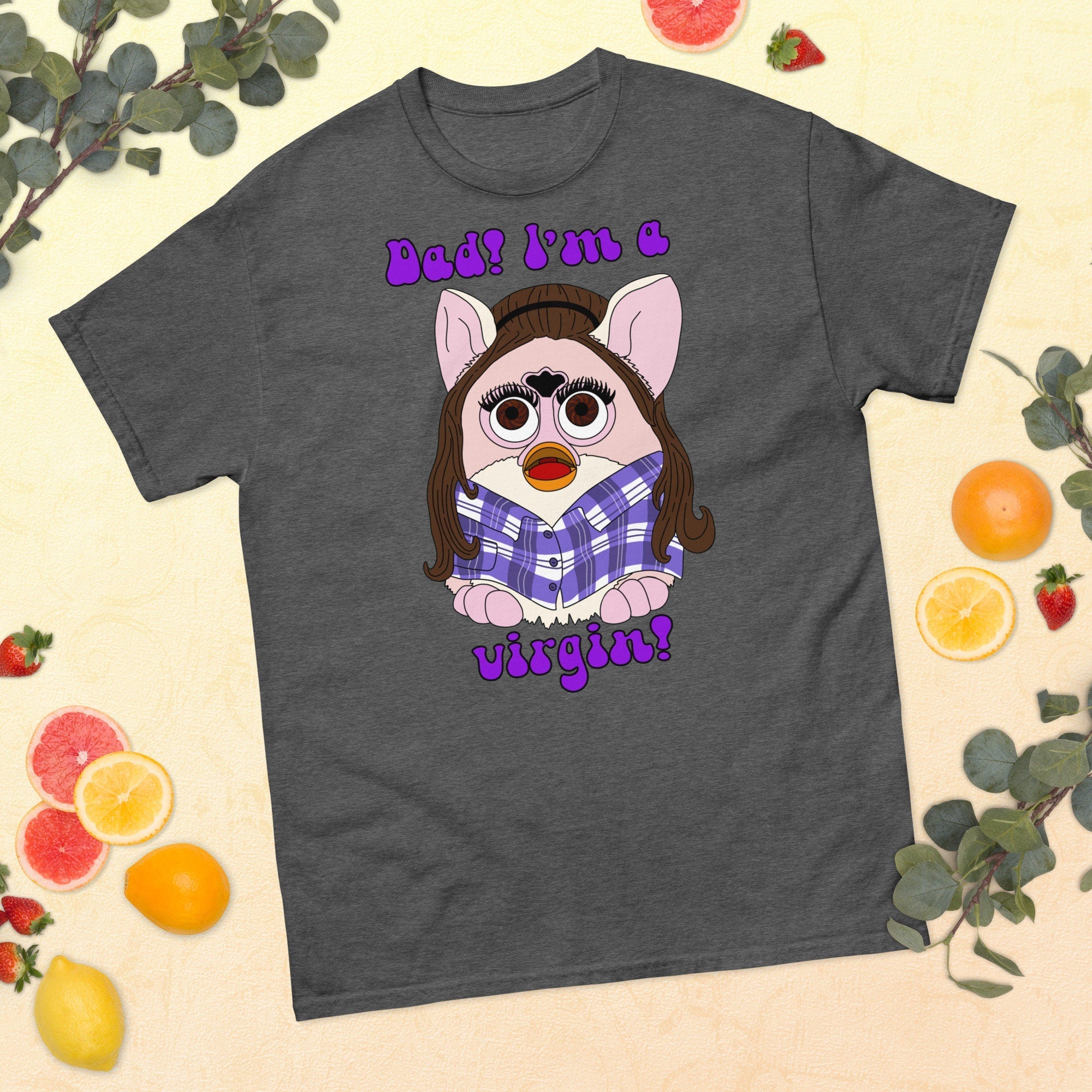 Furby Twilight T Shirt Eclipse Bella Swan â€œDad! Iâ€™m a virgin!â€