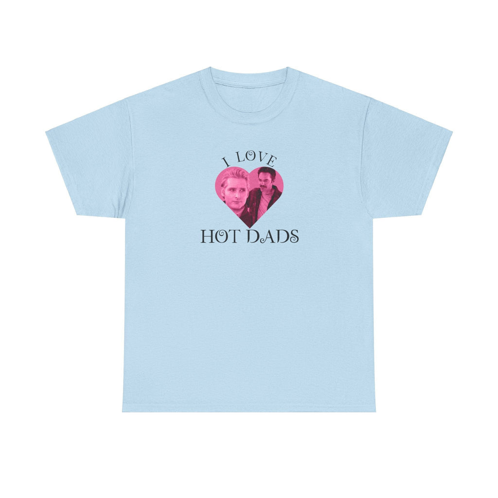 I Love hot dads - twilight - Charlie Carlisle - Funny T-Shirt - Unisex Heavy Cotton Tee