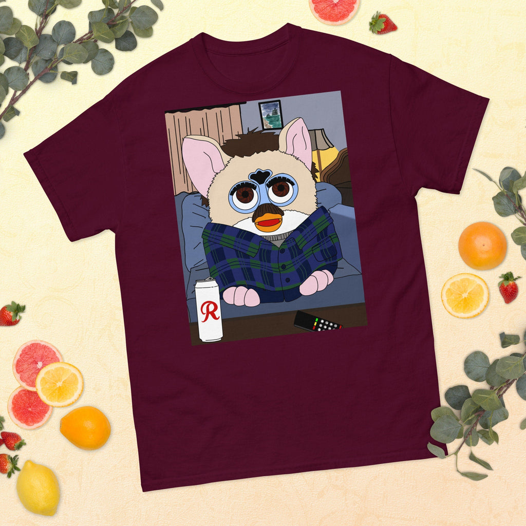 Furby Twilight T Shirt Charlie Swan Watching the Game