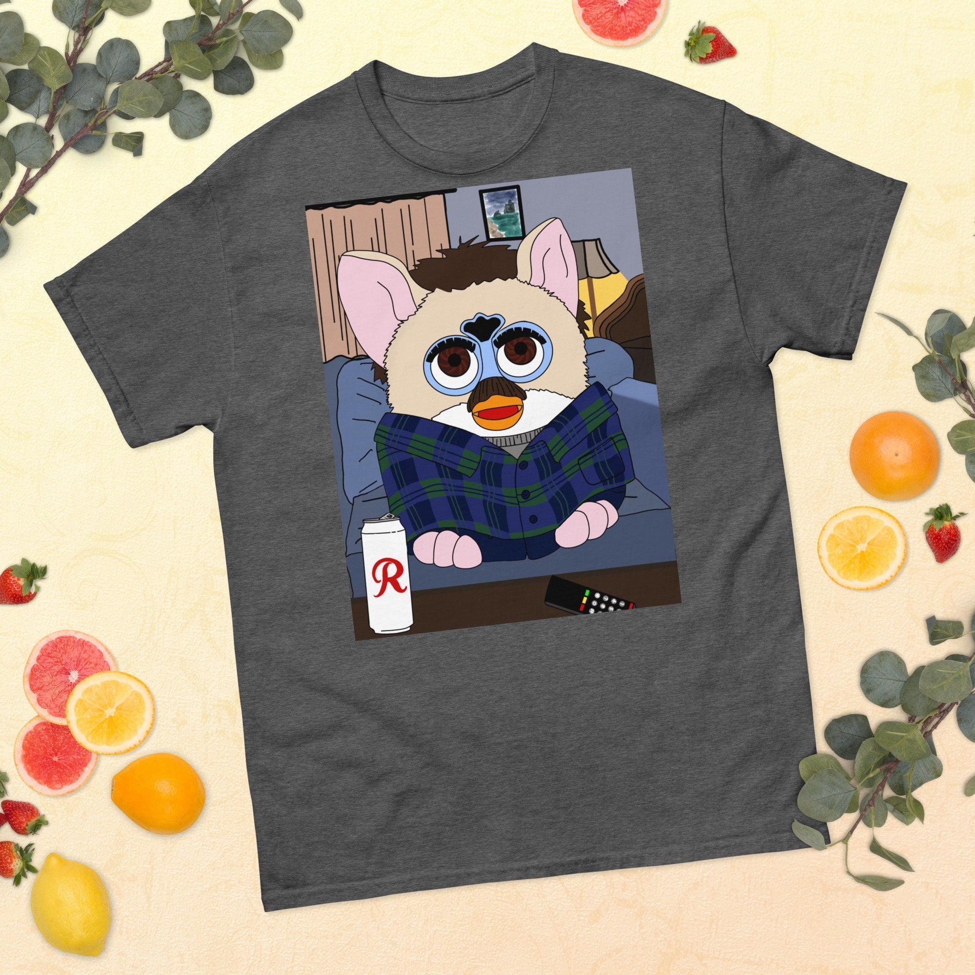 Furby Twilight T Shirt Charlie Swan Watching the Game