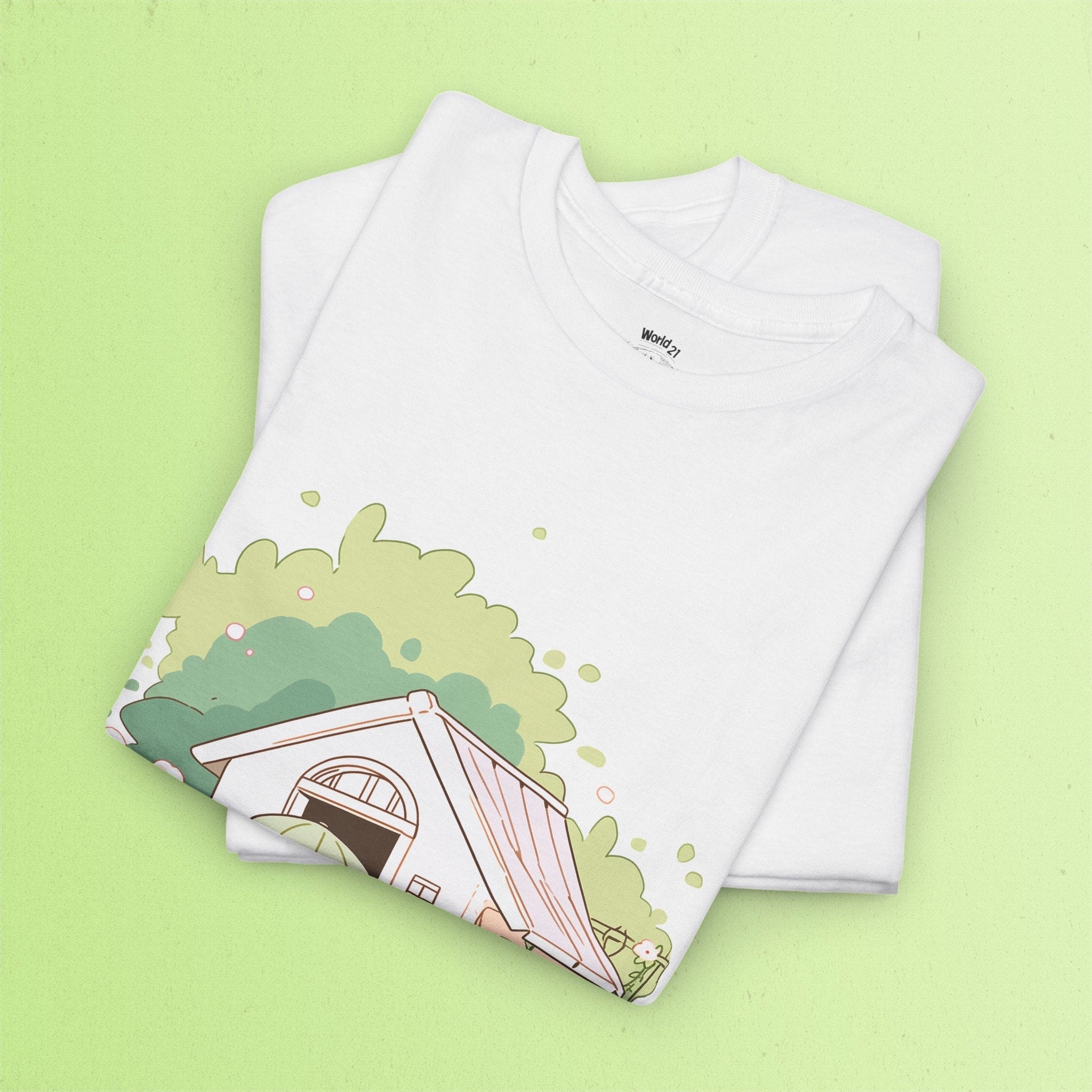 Kawaii Gardener Cat T-Shirt | Garden Shirt, Cute, Cat Shirt, Gardening Gift, Garden Lover Gift, Gardener Gift, Garden Love, Kawaii Aesthetic