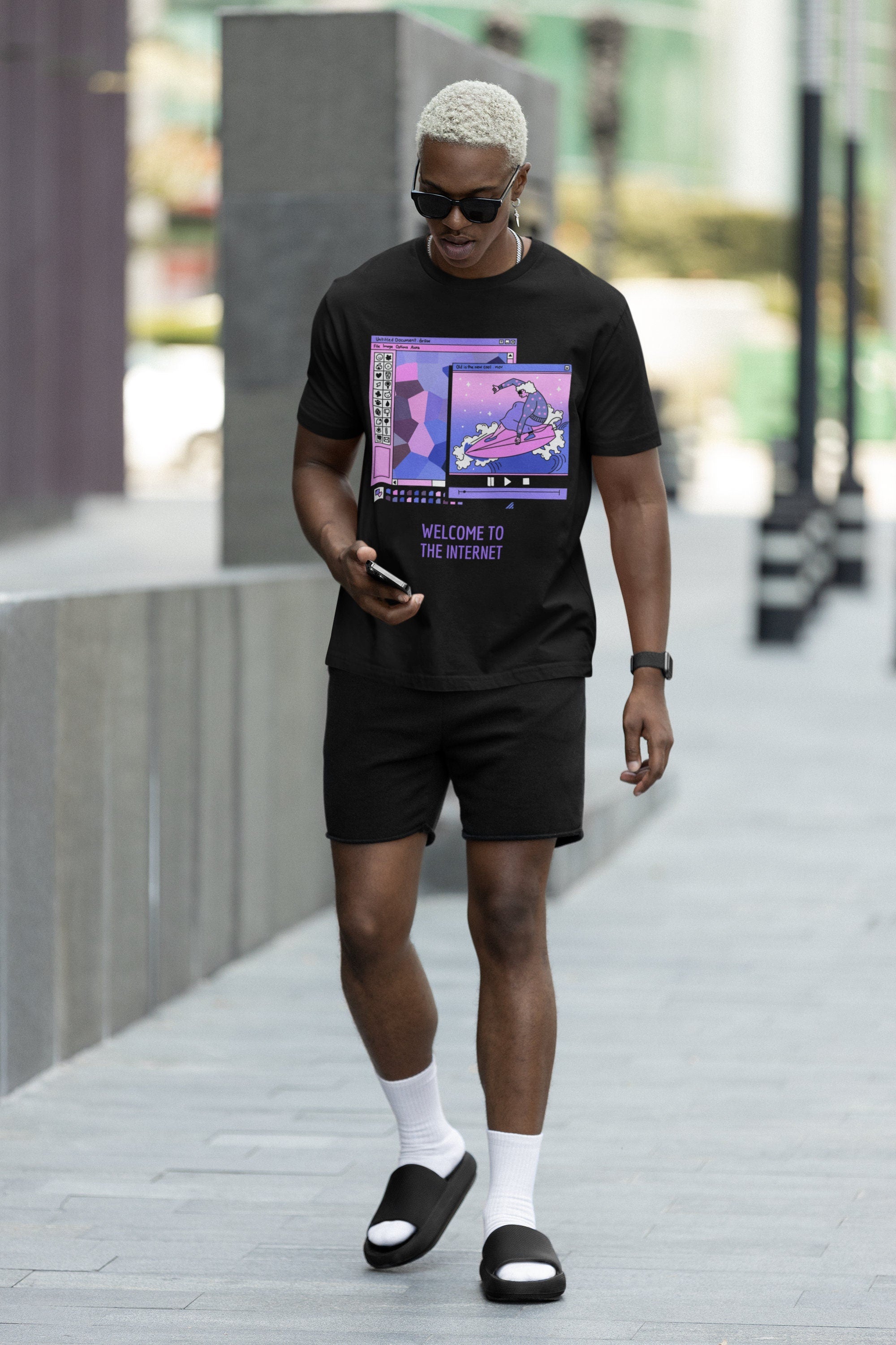 Kawaii Aesthetic Browser T-Shirt | Pastel Goth, Vaporwave Clothing, Anime Shirt, Sad Girls, Kawaii Clothes, Harajuku Clothing, Y2K Shirt