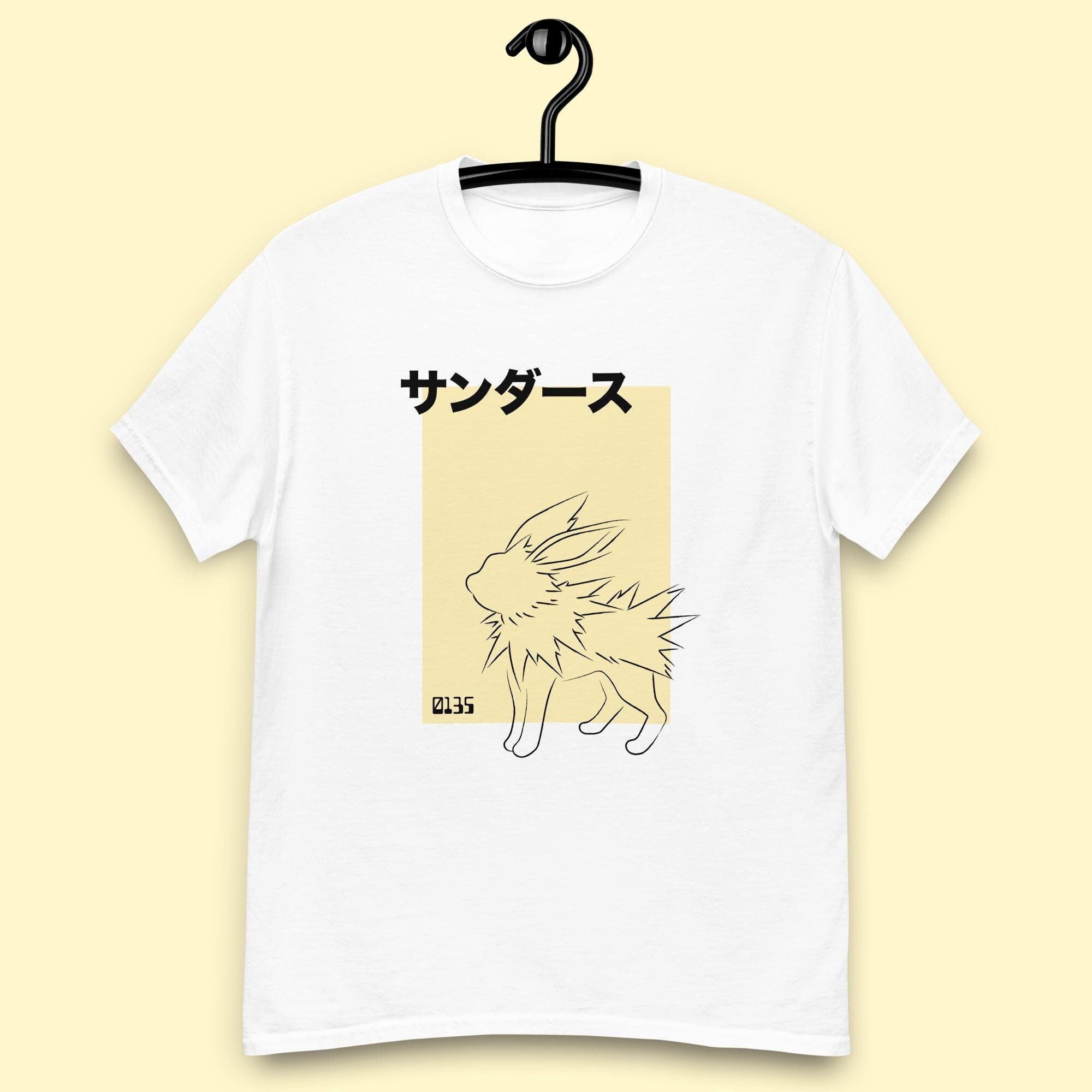 Jolteon Inspired T-Shirt | Unisex | Japanese | Adult Gift