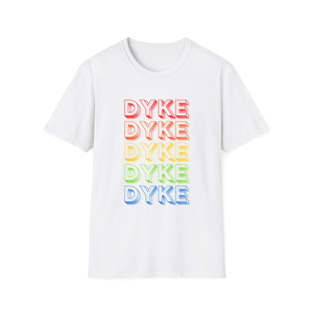 Dyke Pride Tshirt (3D font)