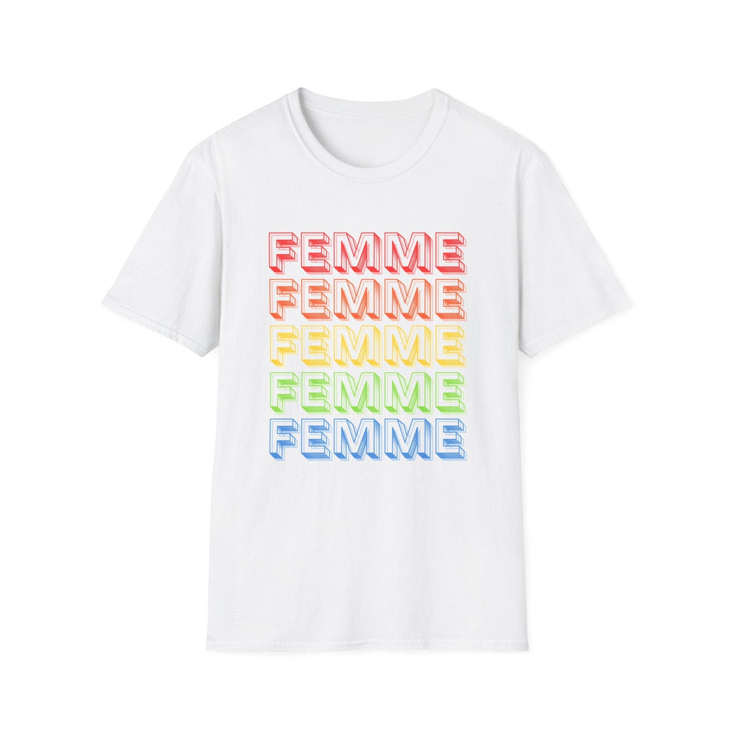Femme Pride Tshirt (3D font)