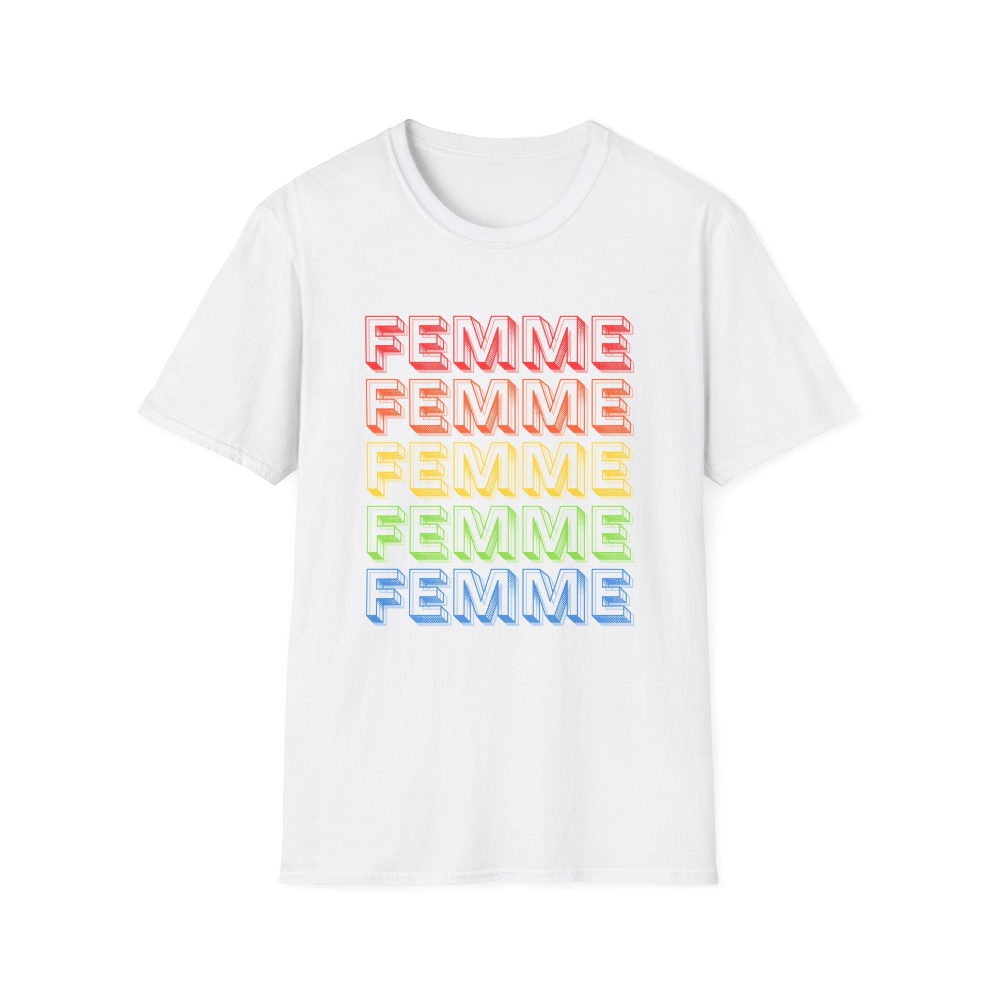 Femme Pride Tshirt (3D font)
