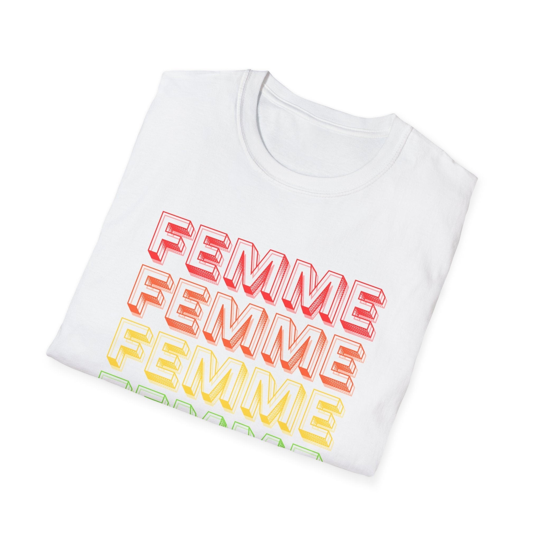 Femme Pride Tshirt (3D font)