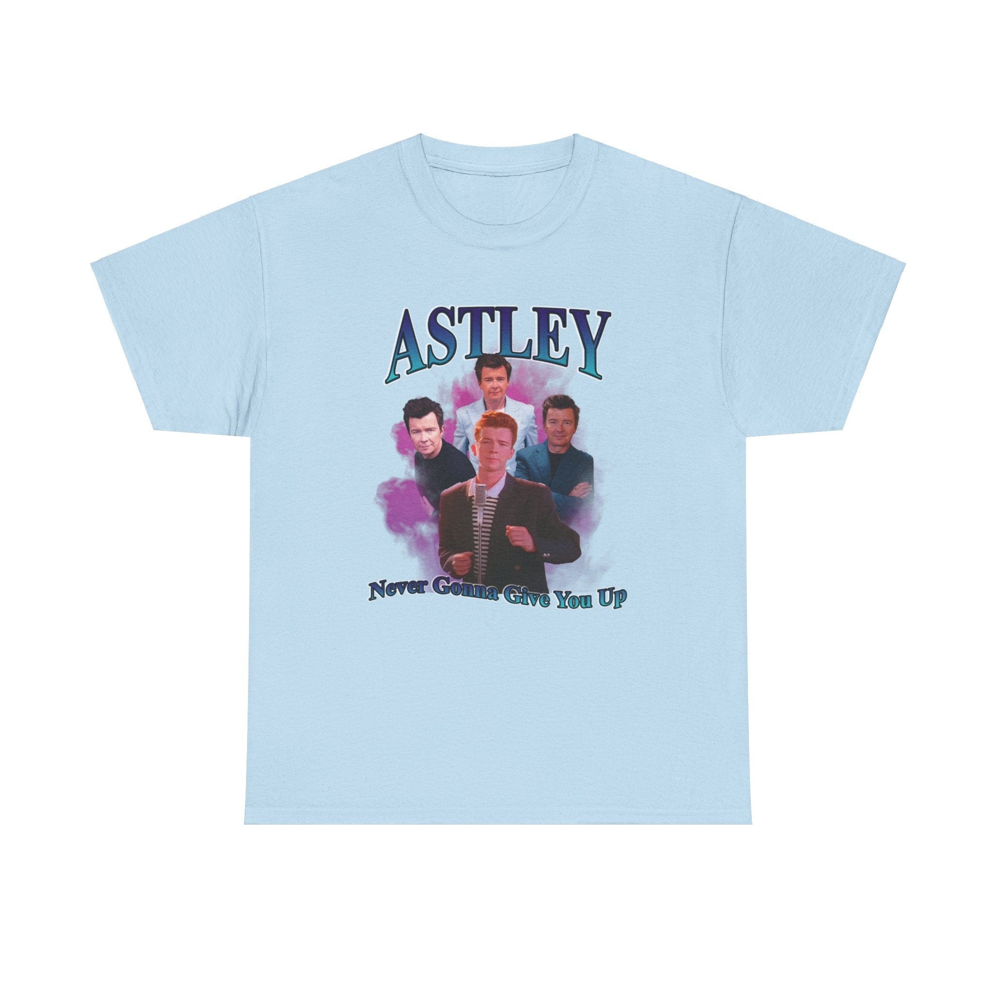 Rick Astley Retro Style tee - Gift for fans - Rick Astley T-shirt - Unisex Heavy Cotton Tee