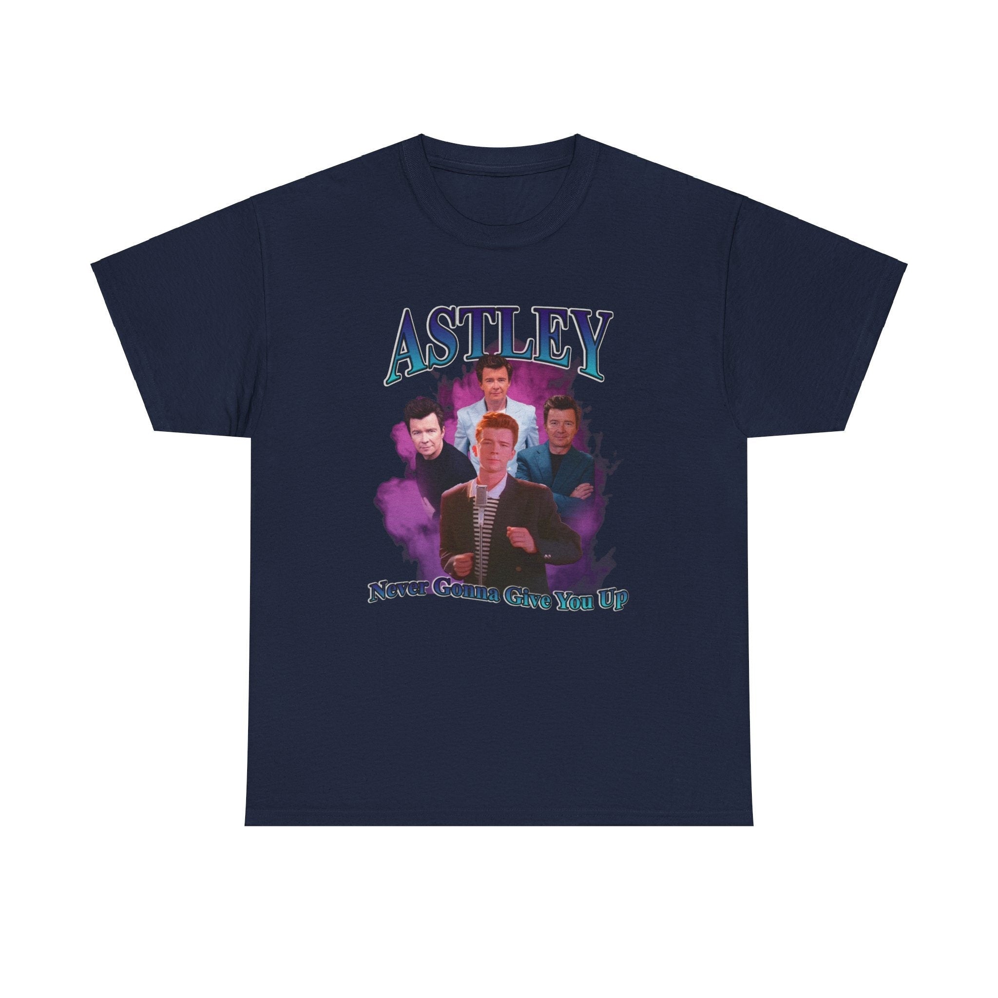 Rick Astley Retro Style tee - Gift for fans - Rick Astley T-shirt - Unisex Heavy Cotton Tee