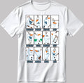 Olaf Moods Short Sleeve White-Black Men's / Women's T Shirt C547