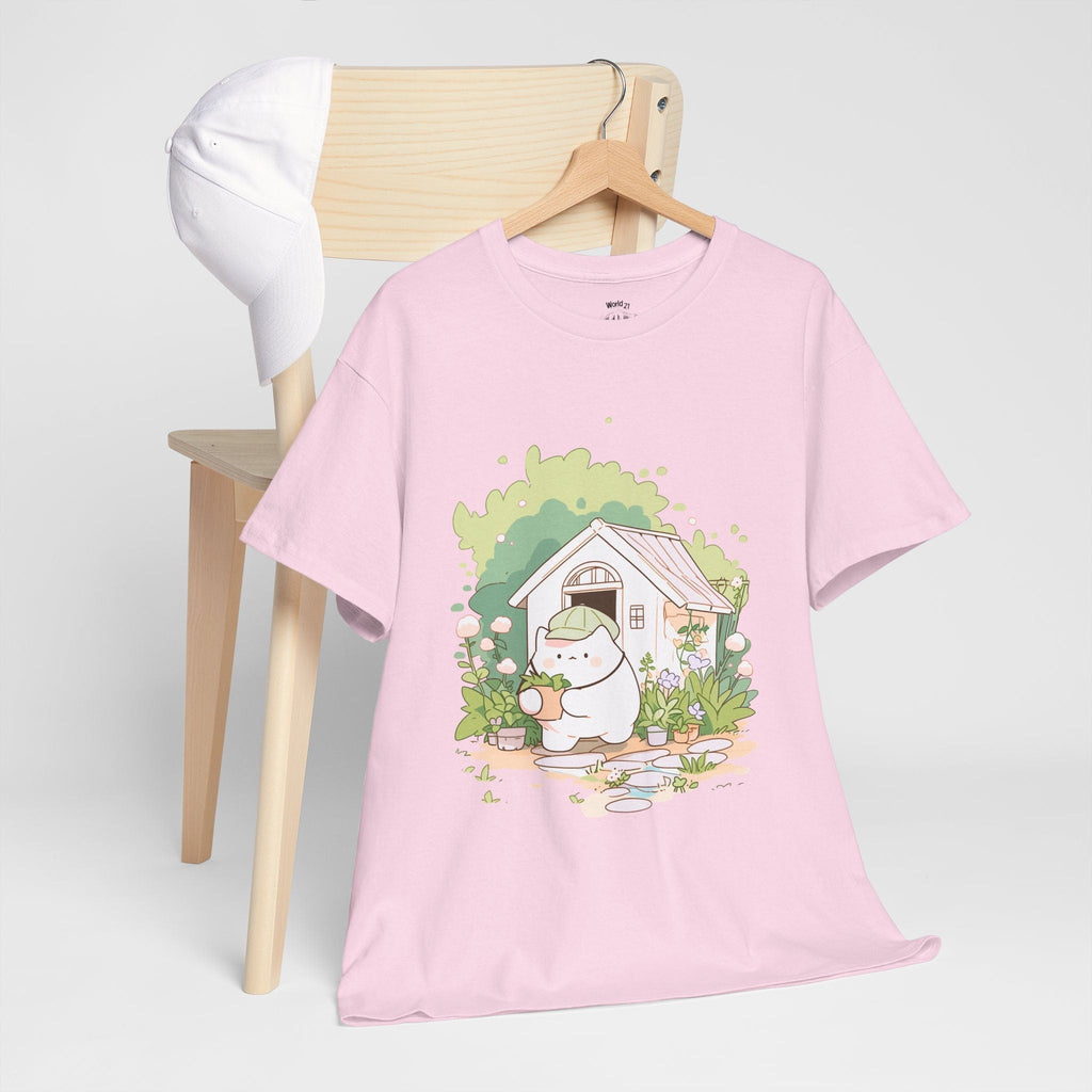 Kawaii Gardener Cat T-Shirt | Garden Shirt, Cute, Cat Shirt, Gardening Gift, Garden Lover Gift, Gardener Gift, Garden Love, Kawaii Aesthetic