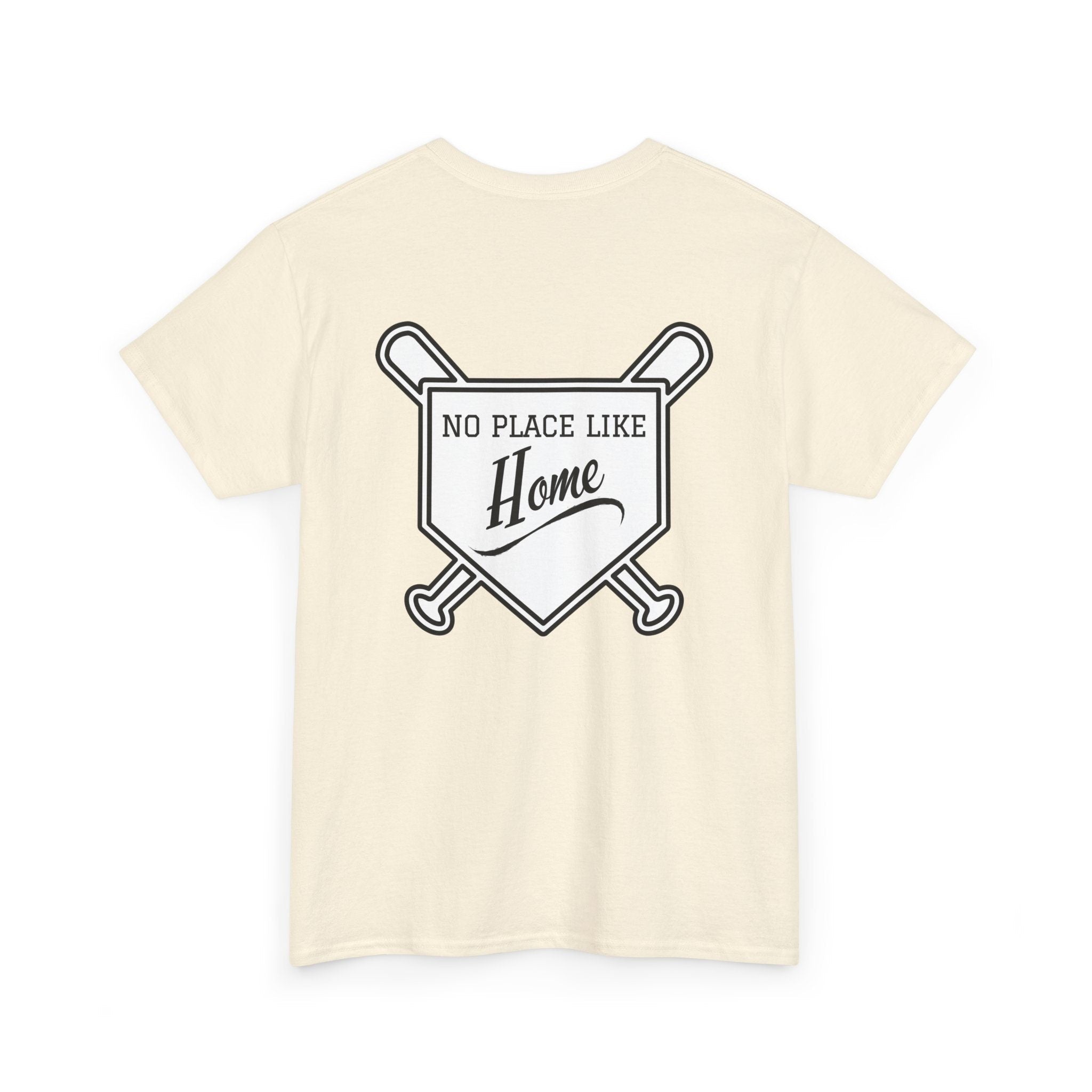 Baseball Softball No Place Like Home Unisex Sports Tee, Gift for Dads, Moms, Sports Fans