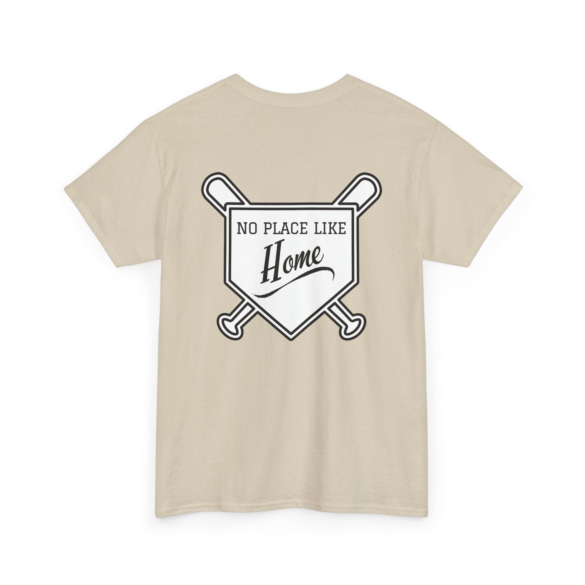Baseball Softball No Place Like Home Unisex Sports Tee, Gift for Dads, Moms, Sports Fans