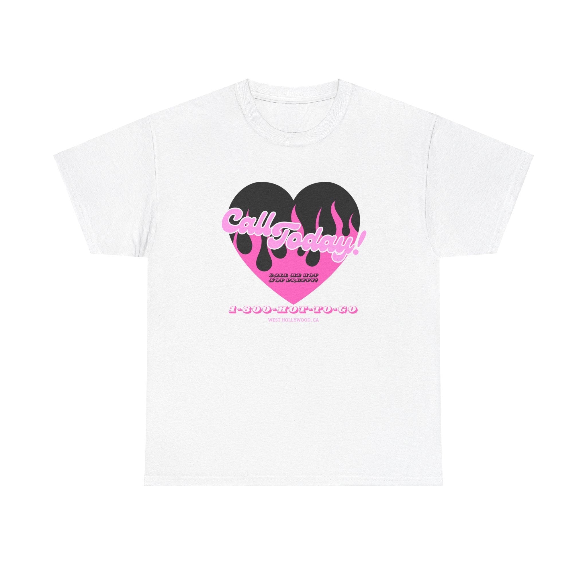 Hot To Go Tee Shirt | unisex cotton tee, y2k tee shirt, anglecore, gen z shirt, clean girl aesthetic, gen z shirt, hot to go tee