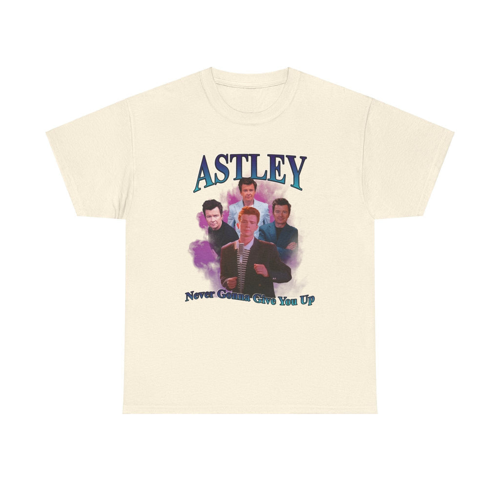Rick Astley Retro Style tee - Gift for fans - Rick Astley T-shirt - Unisex Heavy Cotton Tee