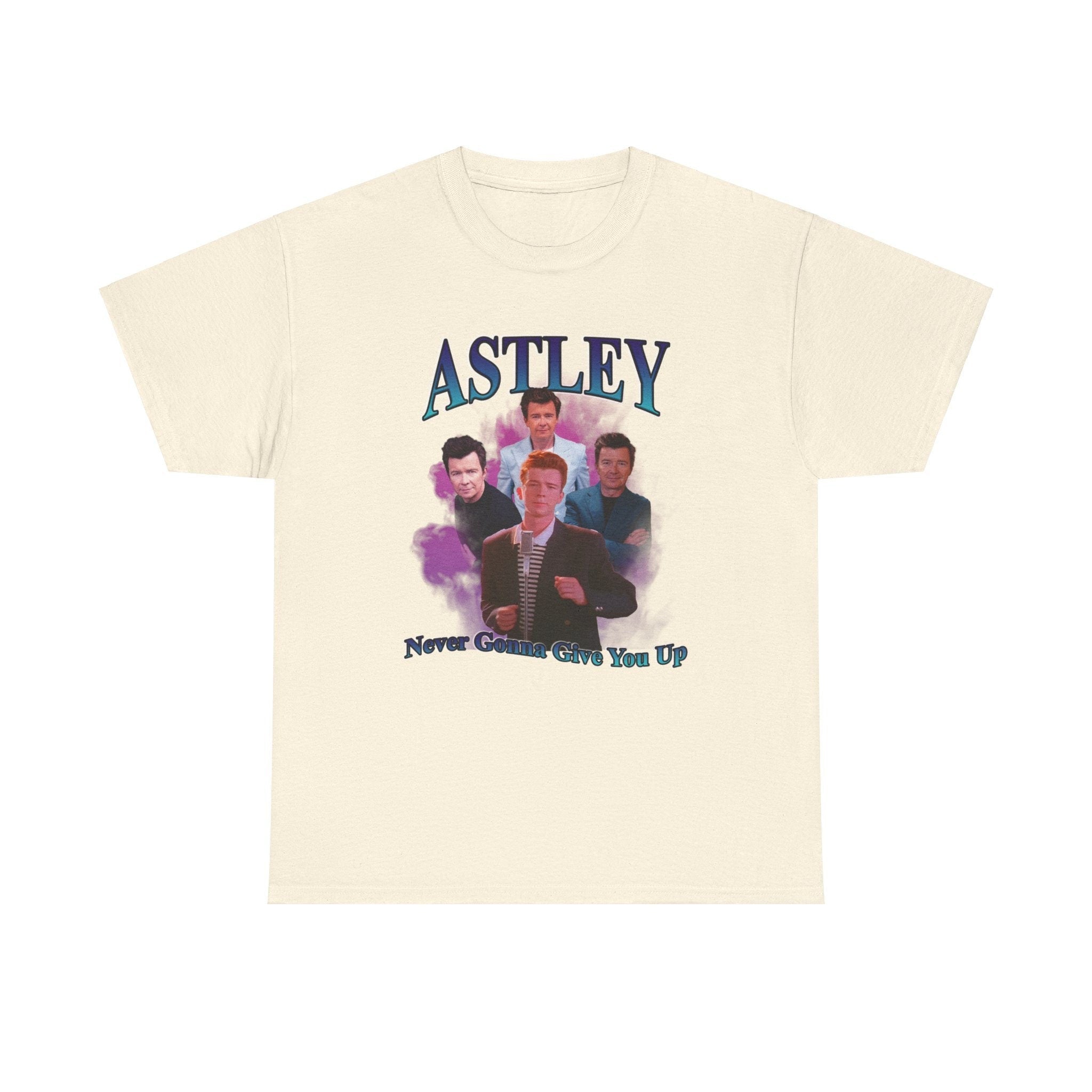 Rick Astley Retro Style tee - Gift for fans - Rick Astley T-shirt - Unisex Heavy Cotton Tee