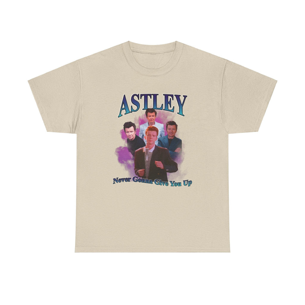 Rick Astley Retro Style tee - Gift for fans - Rick Astley T-shirt - Unisex Heavy Cotton Tee