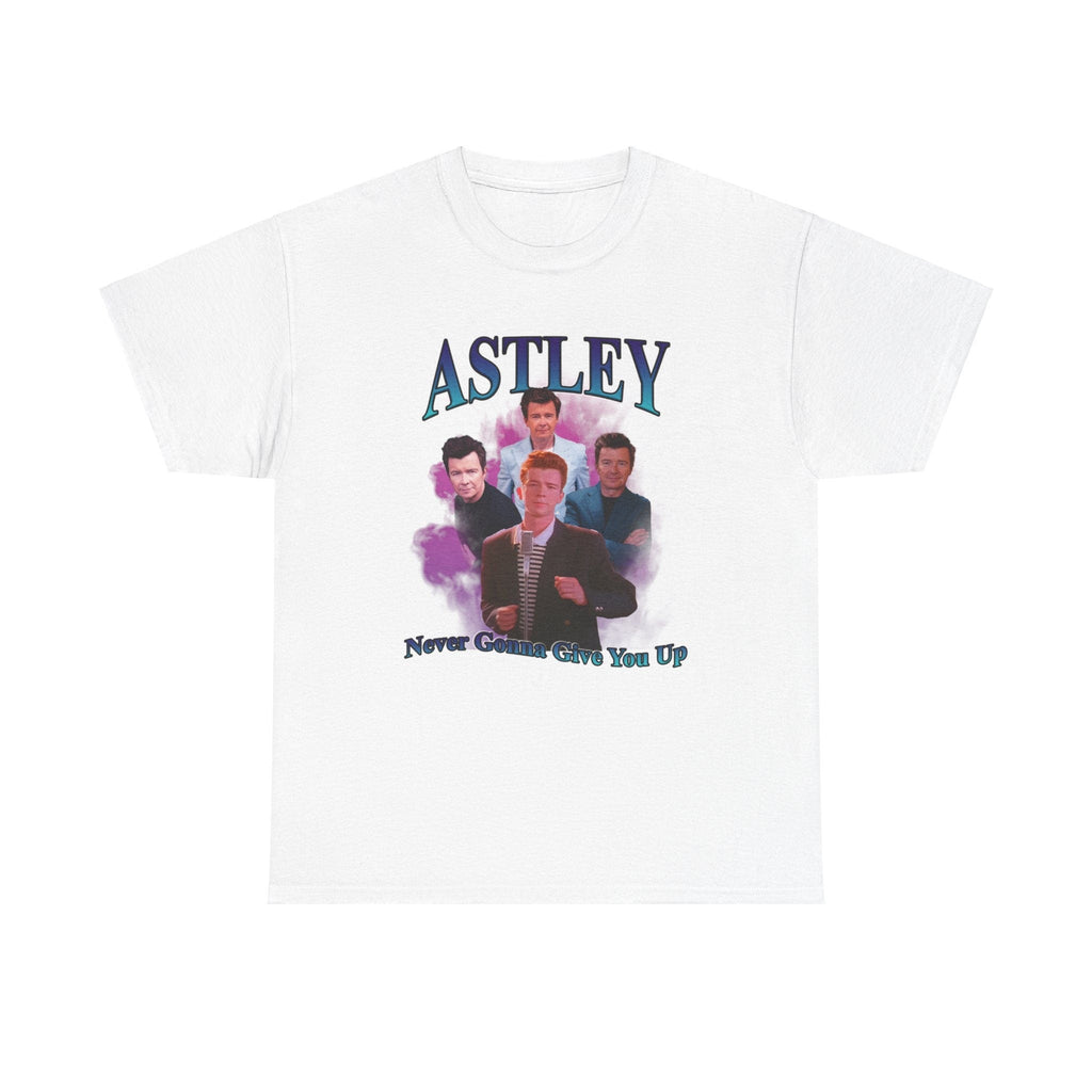 Rick Astley Retro Style tee - Gift for fans - Rick Astley T-shirt - Unisex Heavy Cotton Tee